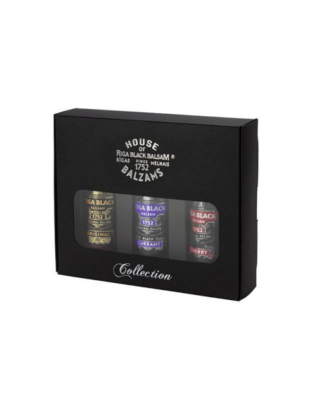 Rīgas melnais balzams 3*0.04L 30%, ASORTI