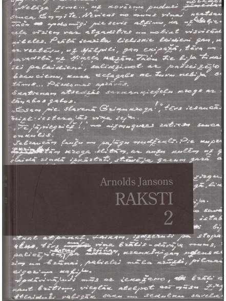 Raksti 2. A. Jansons 