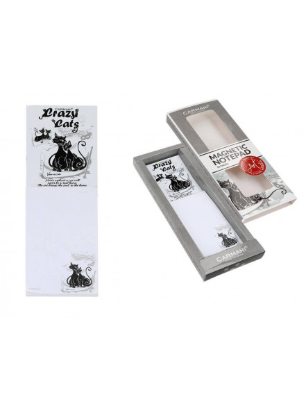 Piezīmju blociņš ar magnētu 6x18cm (50) Kaķi Venēcijā