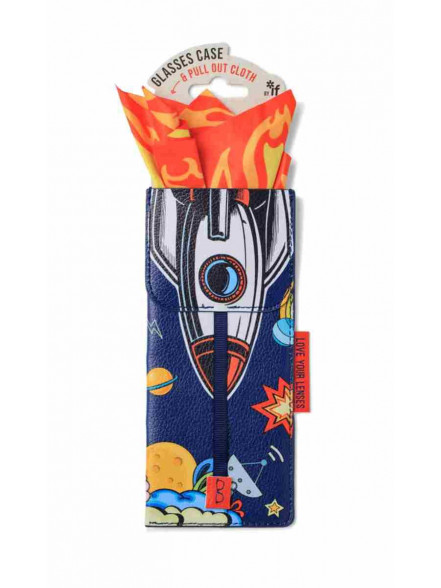 Briļļu futlāris ar tīr.lupatiņu Love Your Lenses ROCKET