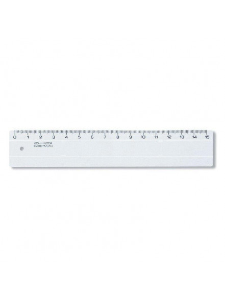 Lineāls 15cm., plastmasa Koh-i-noor