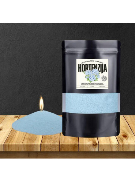 Pērļu vaska svece Hortenzija