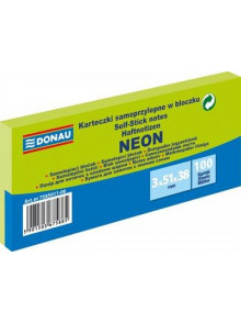 Līmlapiņas DONAU 38x51 neonzaļas