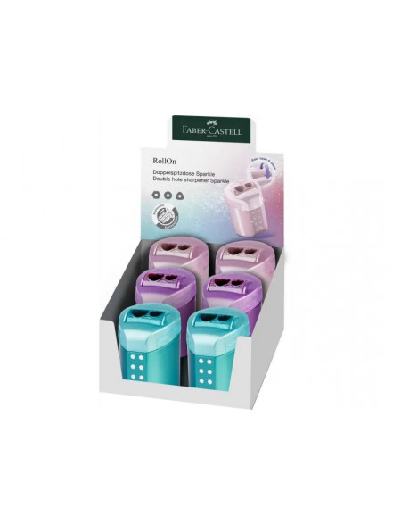 Zīmuļu asināmais Faber-Castell  TRollOn Sparkle  diviem caurumiem