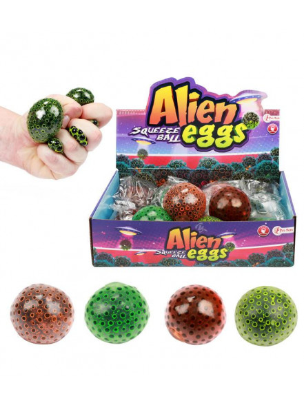 Pret stresa rotaļlieta ALIEN EGG
