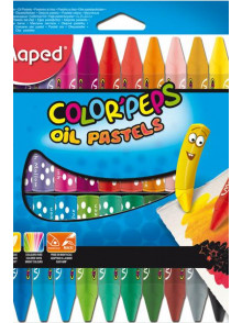 Krītiņi Oil Pastels 24 krāsas