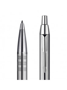 Pildspalva - Parker IM Premium Shiny Chrome Metal Chiselled CT