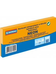 Līmlapiņas DONAU 38x51 neonoranžas