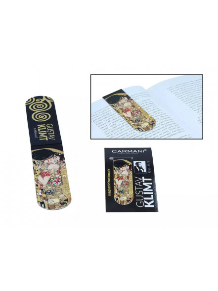 Magnētiskā grāmatzīme 30x100mm G.Klimt Kiss 013-4001