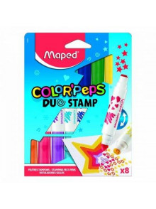 Flomasteri Color'peps DuoStamp 8kr.