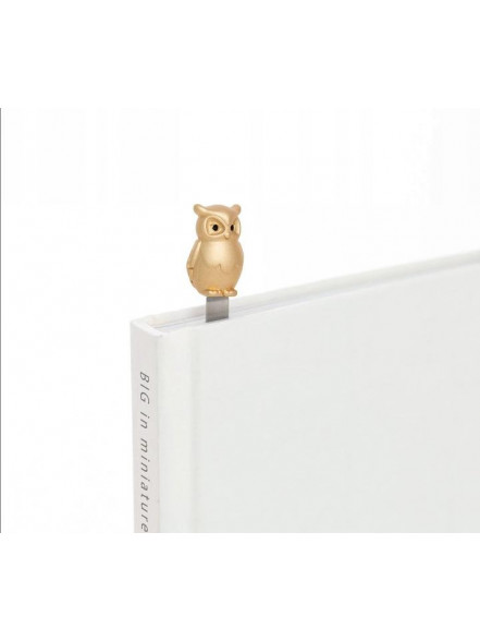 Grāmatzīme Owl gold