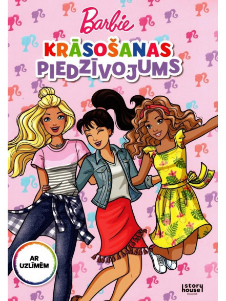 Barbie. Krāsošanas piedzīvojums. Ar uzlīmēm 