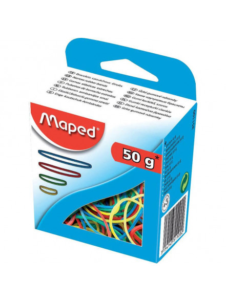 Naudas gumijas MAPED 50g  asorti (351100)   NEW