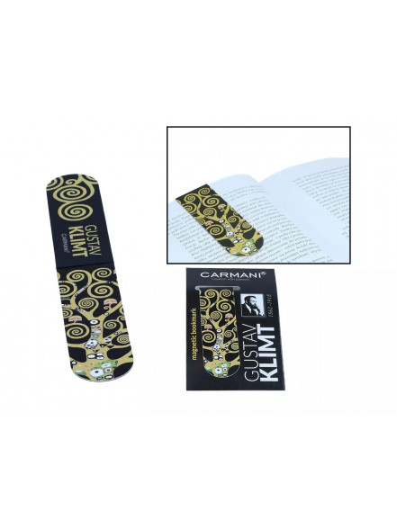 Magnētiskā grāmatzīme 30x100mm G.Klimt Dz.koks 013-4003