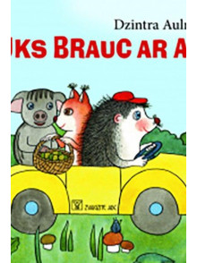 Ežuks brauc ar auto