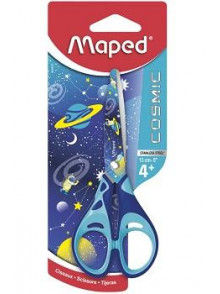 Šķēres MAPED Tatoo Kids Cosmic 13cm blisterī