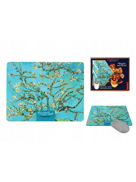 Datorpeles paliktnis 20x24cm V.Gogh Mandeļu ziedi 022-0572