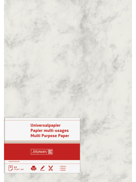 Papīrs A4 120 gsm, marmora pelēks 35 lp.