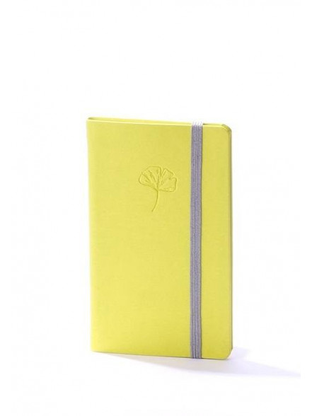 K/2027 Kabatas kalendārs POCKET SOFT, mākslīgā āda, dzeltens