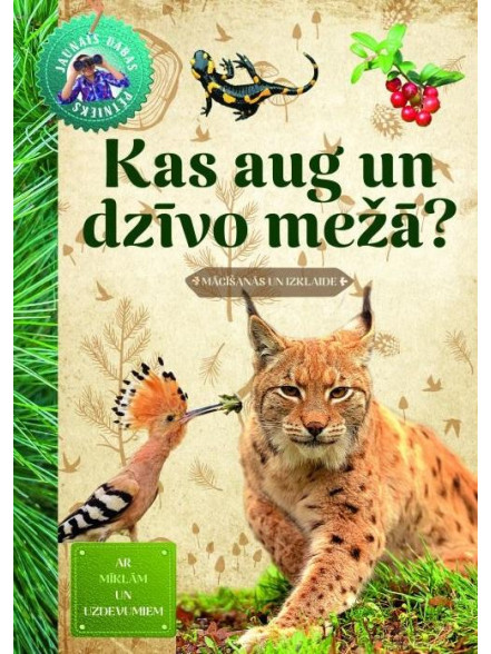 Kas aug un dzīvo mežā? Ar mīklām un uzdevumiem