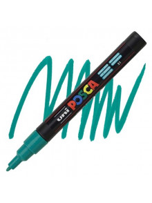 Marķieris ūdens bāzes UNI Posca PC-3M smaragdzaļš (31)