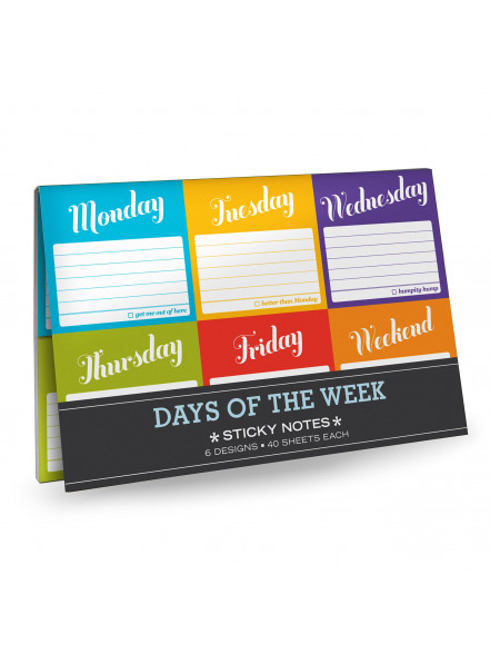 Līmlapiņas - Days of the Week Sticky Packet