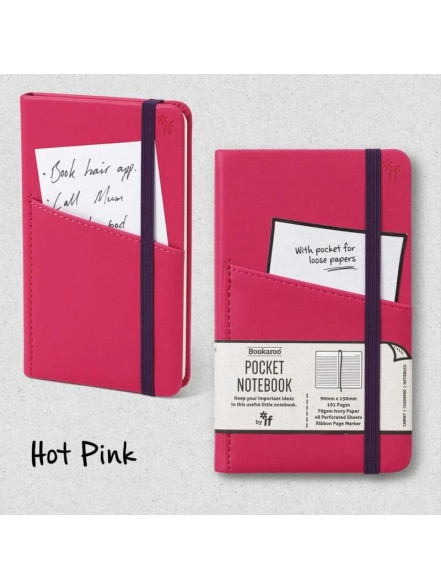 Blociņš Bookaroo POCKET (A6) - rozā