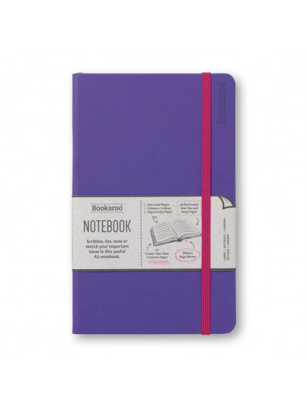 Blociņš Bookaroo (A5) - violets