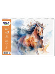 Akvareļu albums SKAG 240*340mm 15lp 240g/m2 Seasons N03