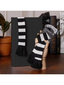 Grāmatzīme Book Scarf - melns & White