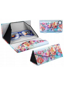 Briļļu futlāris saliekamais Carmani Ziedi 021-8384