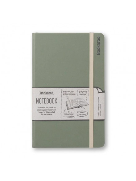 Blociņš Bookaroo (A5) - purvas zaļa