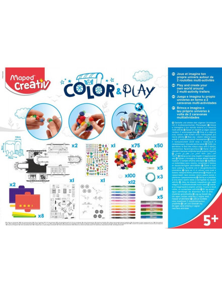 MAPED Creativ krāsošanas komplekts Karavāns 5+ !