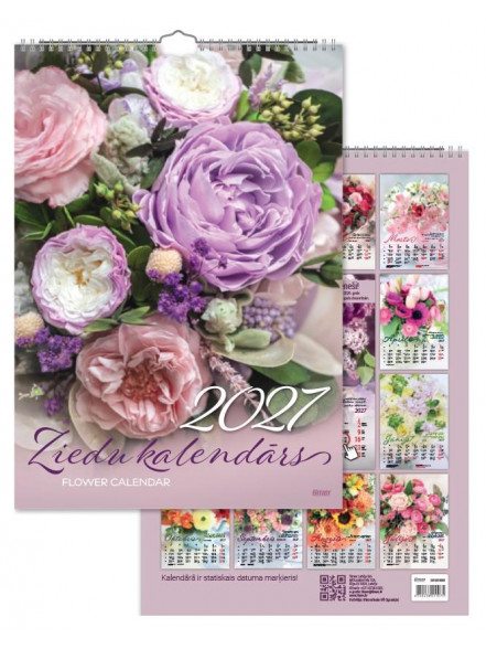 K/2027 Kalendārs Ziedi