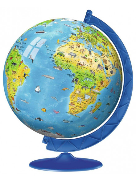 3D Puzle - Globuss ar dzivniekiem