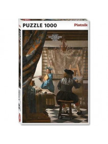 Puzzle PIATNIK 1000 A Vermeer - Die Malkunst