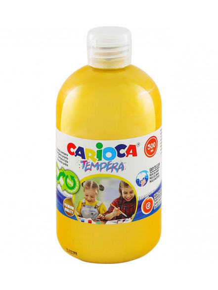 Tempera CARIOCA 500ml, dzeltena