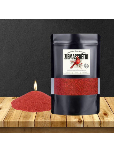 Pērļu vaska svece Ziemassvētki