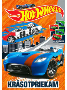 Hot Wheels. Krāsotpriekam. Ar uzlīmēm Hot Wheels. Krāsotpriekam. Ar uzlīmēm