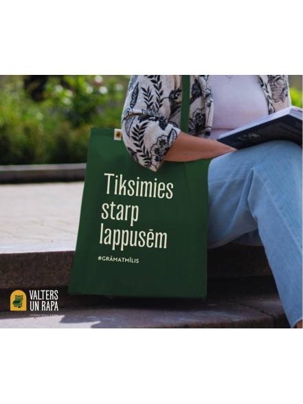 Auduma maisiņš Tiksimies starp lappusēm Auduma maisiņš Tiksimies starp lappusēm