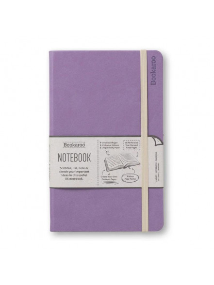 Blociņš Bookaroo (A5) - baklažāns