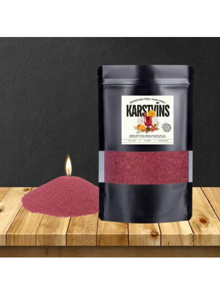 Pērļu vaska svece Karstvīns