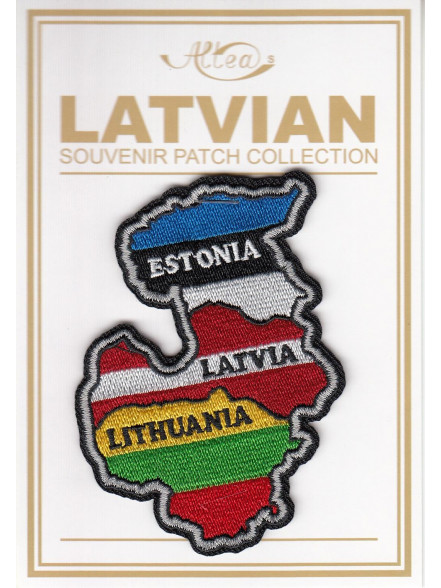 Uzšuve Igaunija, Latvija, Lietuva reljefs