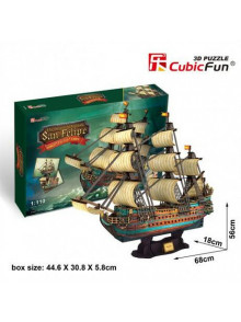 3d puzle Kuģis The San Felipe TB