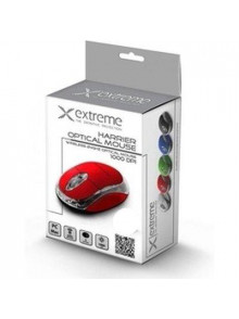 EXTREME XM102R WIRED OPTICAL 3D USB MOUSE CAMILLE RED