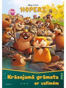 Hoperi. Krāsojamā grāmata ar uzlīmēm. Disney Pixar 
