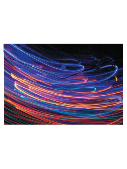 Mape-aploksne ar spiedpogu A4 PP 180µm Abstrakcija Mape-aploksne ar spiedpogu A4 PP 180µm Abstrakcija