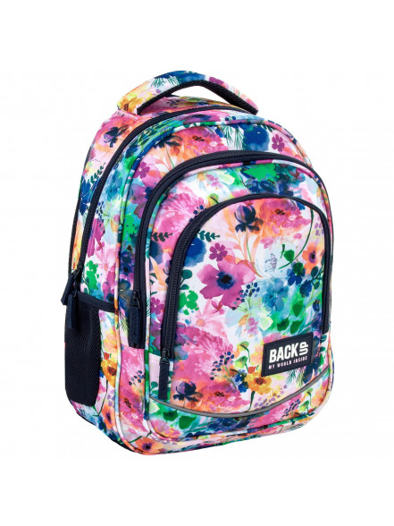 Mugursoma BACKUP 7 MODELIS A 21, 42 x 30 x 20 cm, 650 g, puķaina