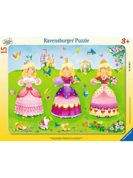 Puzle - Mazās princesītes 15 gab