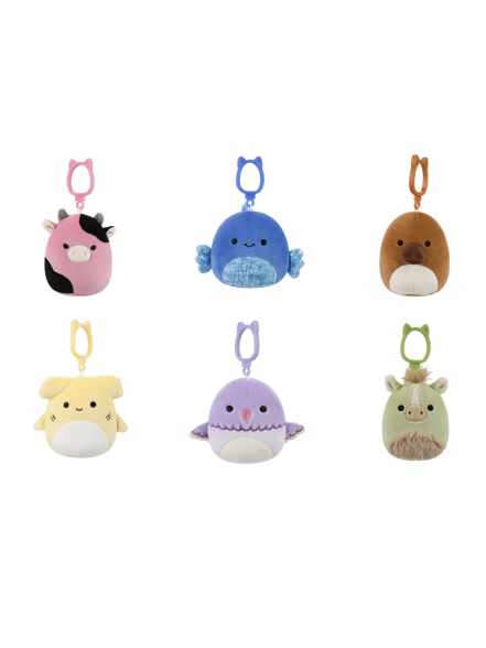 SQUISHMALLOWS Piesoraužams plīšs 8 cm, W25, sort